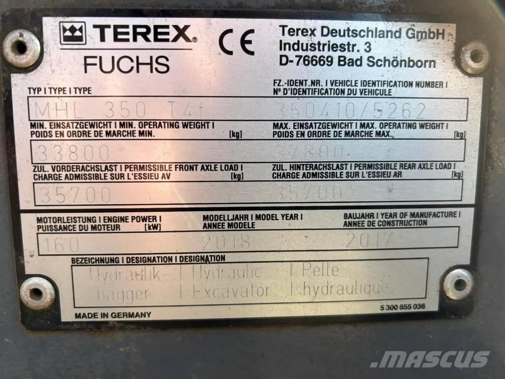 Fuchs MHL350F 工业挖掘机
