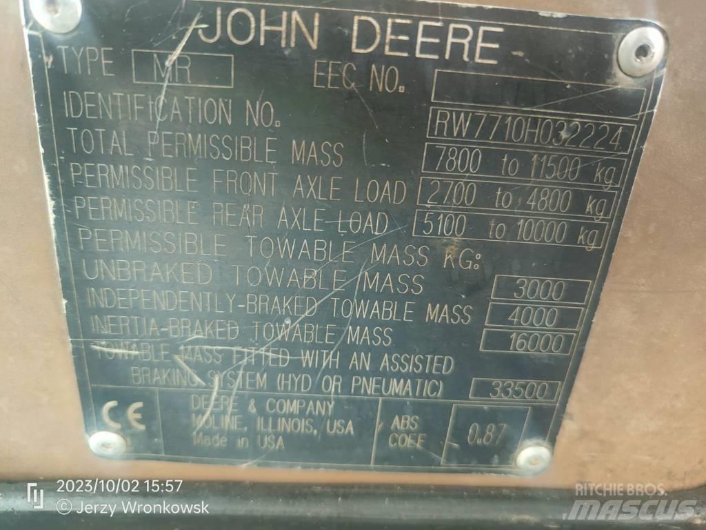 John Deere 7710 拖拉机/农用车