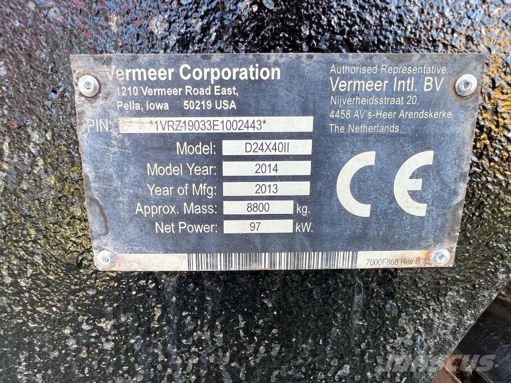 Vermeer D24X40II 水平定向钻井设备