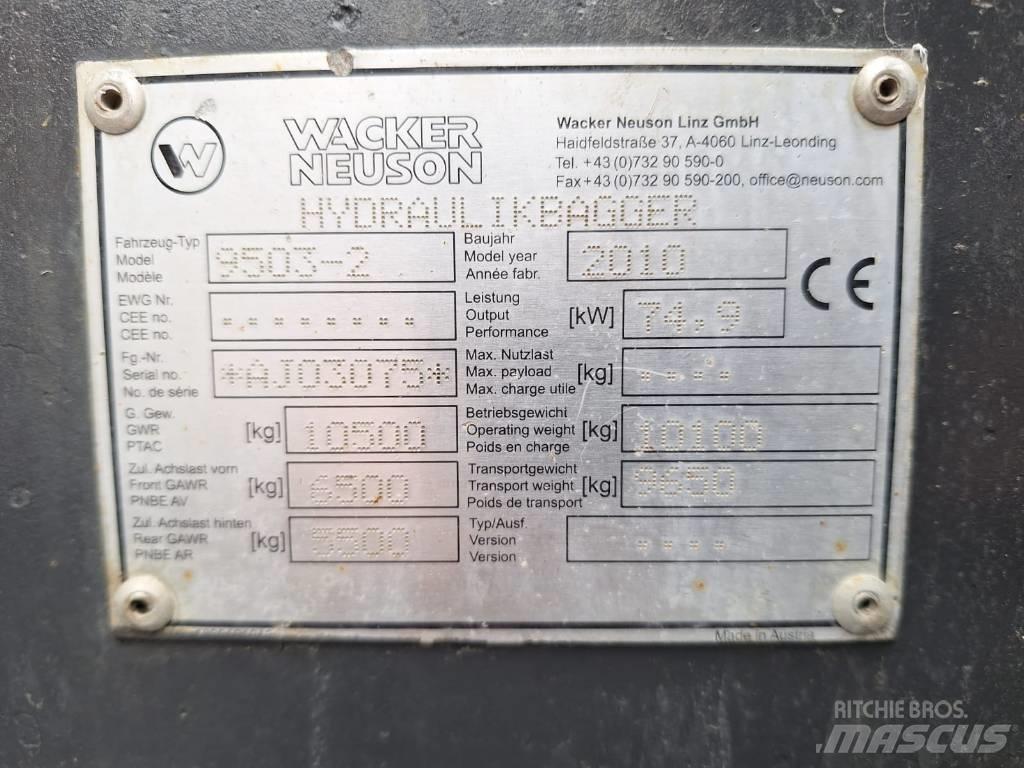 Wacker Neuson 9503-2 轮式挖掘机