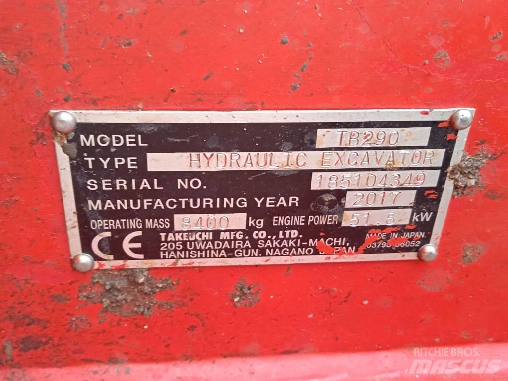 Takeuchi TB290 小型挖掘机