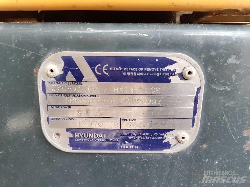 Hyundai HX 145 LCR 履带挖掘机