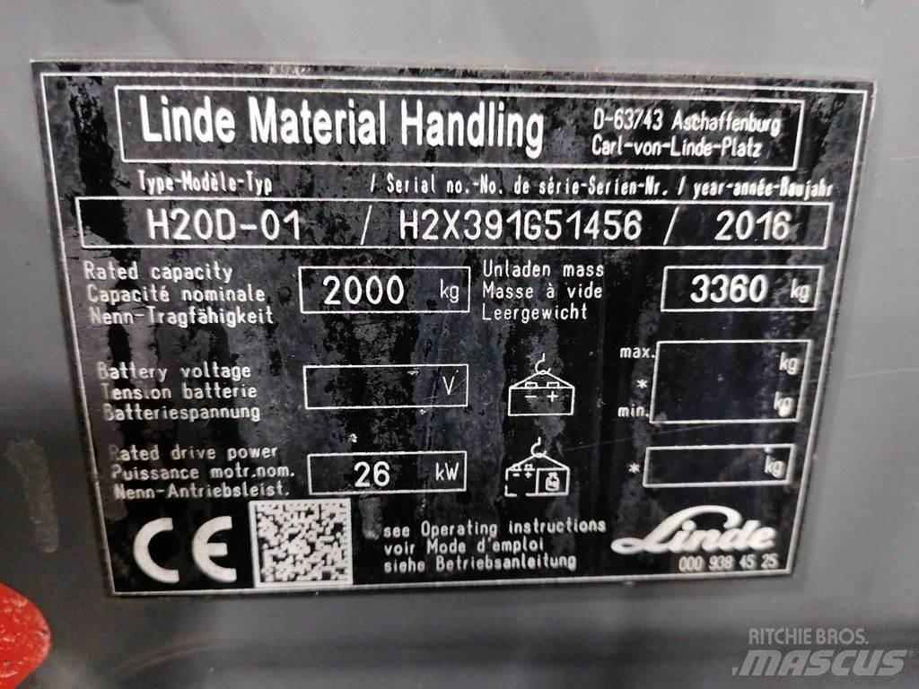Linde H20D-01 柴油叉车