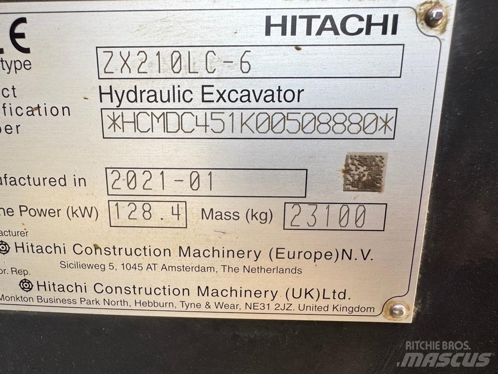 Hitachi ZX 210 LC-6 履带挖掘机