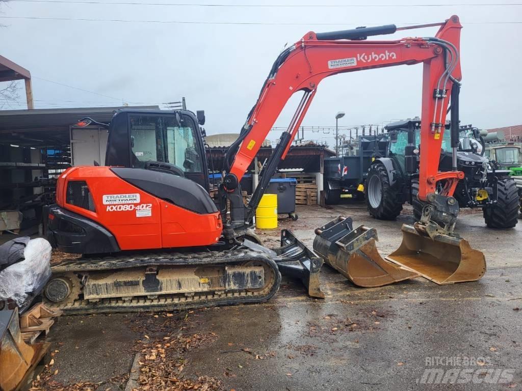 Kubota KX 080-4 小型挖掘机