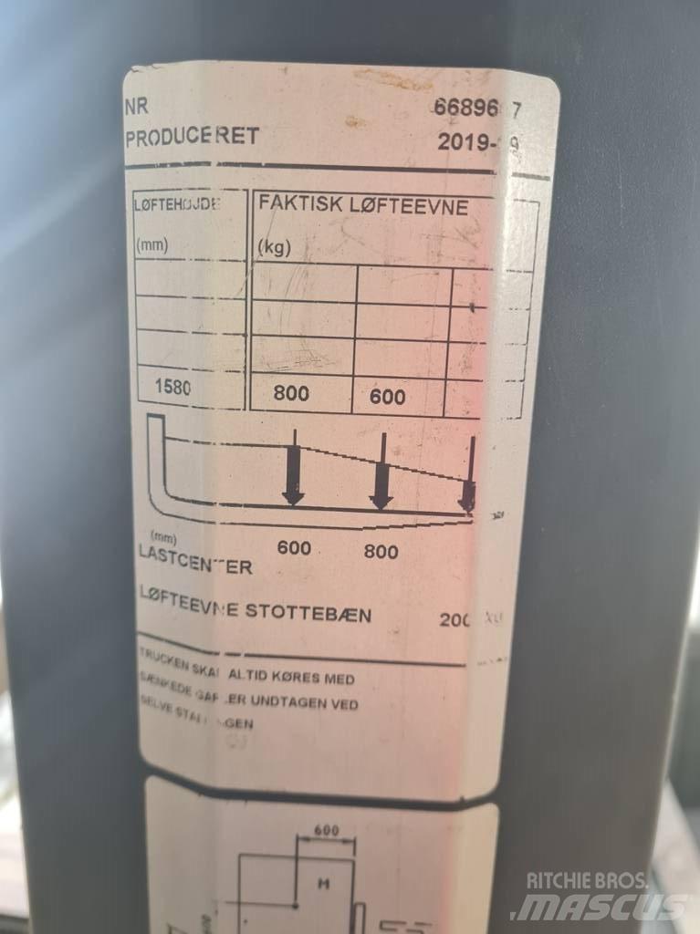 Toyota SWE080L 手推堆垛车