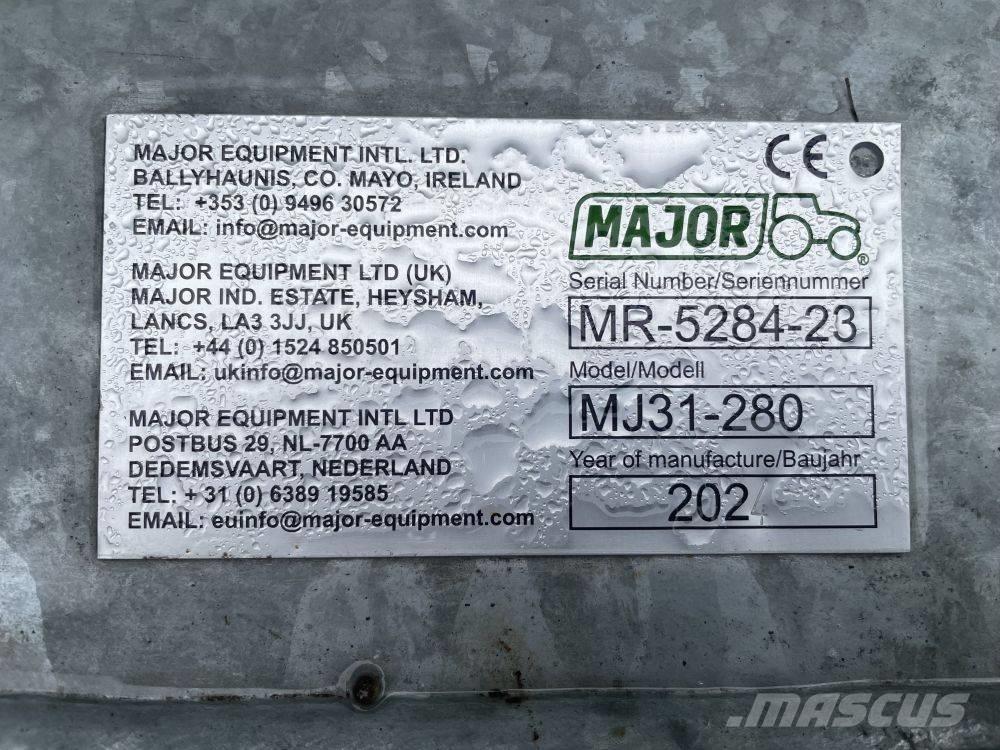 Major MJ 30 280 牧场割草机和切顶器