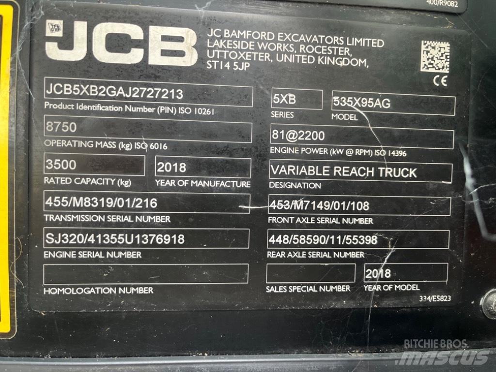 JCB 535-95 Agri 电动叉车