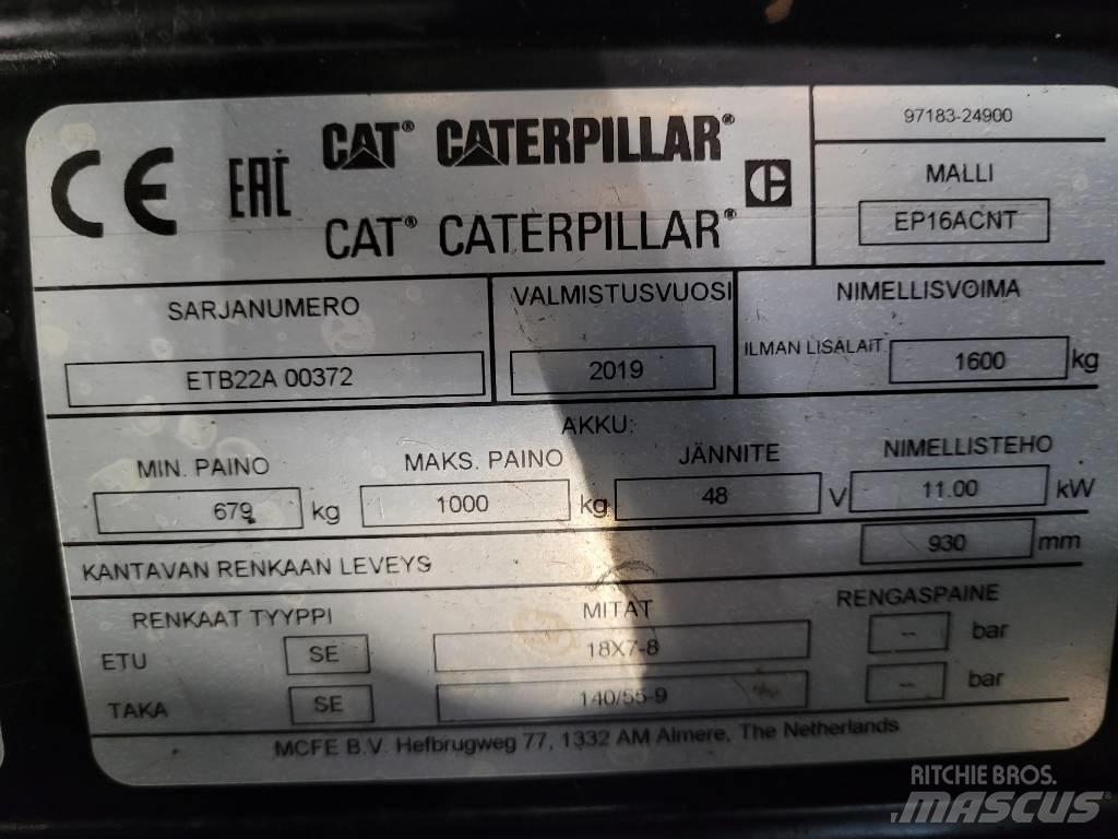 CAT EP16ACNT " OULU " 电动叉车