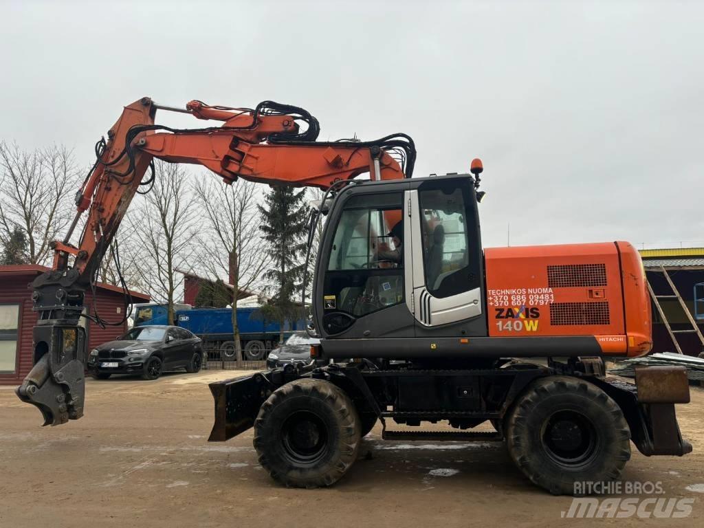 Hitachi ZX 140 W-3 轮式挖掘机