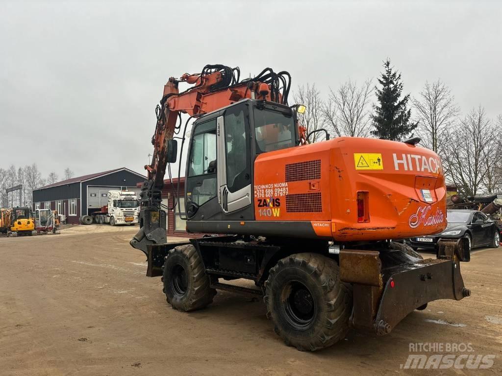 Hitachi ZX 140 W-3 轮式挖掘机