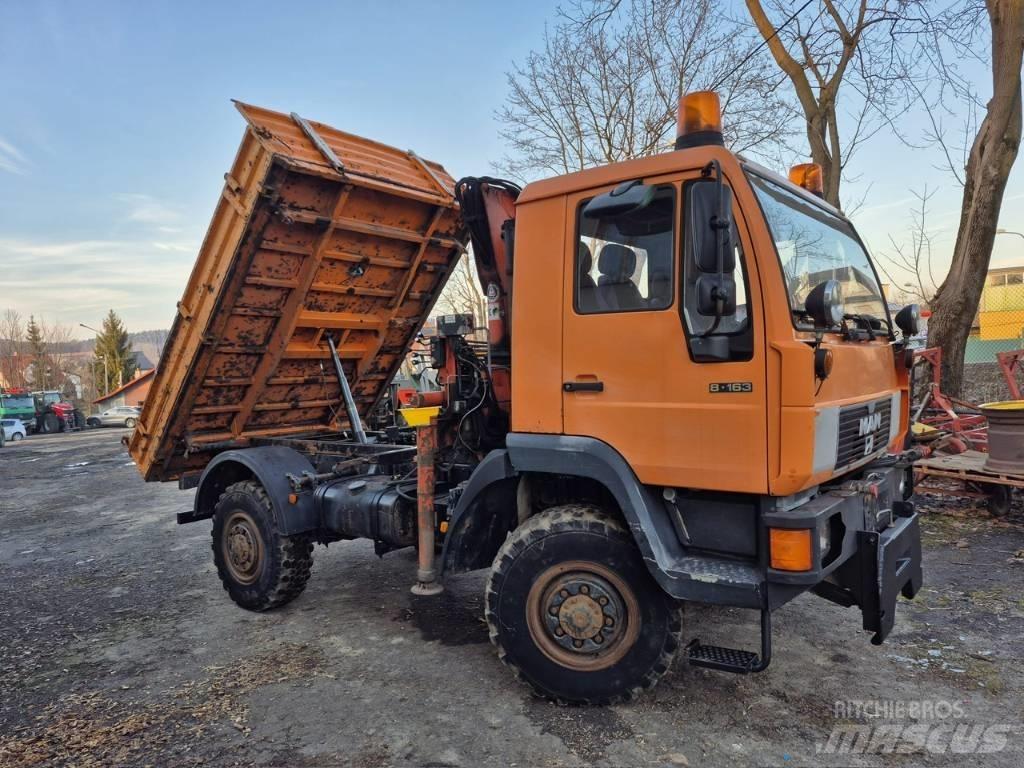 MAN 8 163 Wywrotka 自卸式货车