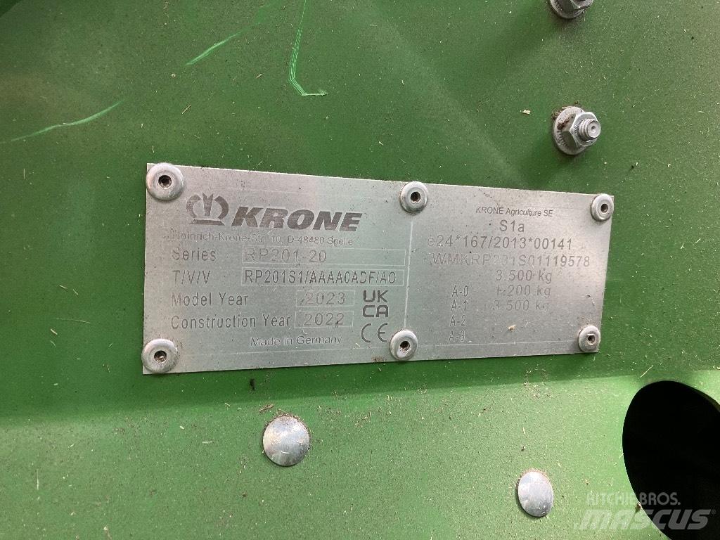 Krone Varipack v190 圆捆打捆机