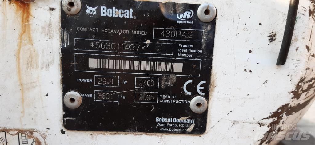 Bobcat 430 HAG 小型挖掘机