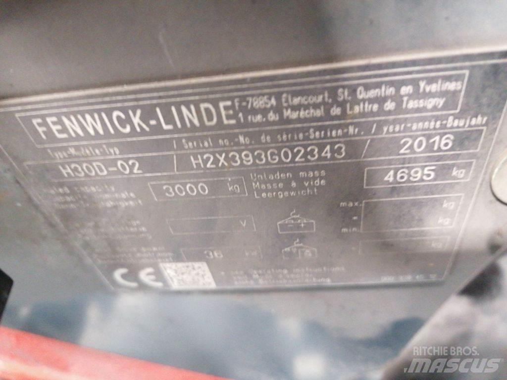 Linde H30D-02 柴油叉车