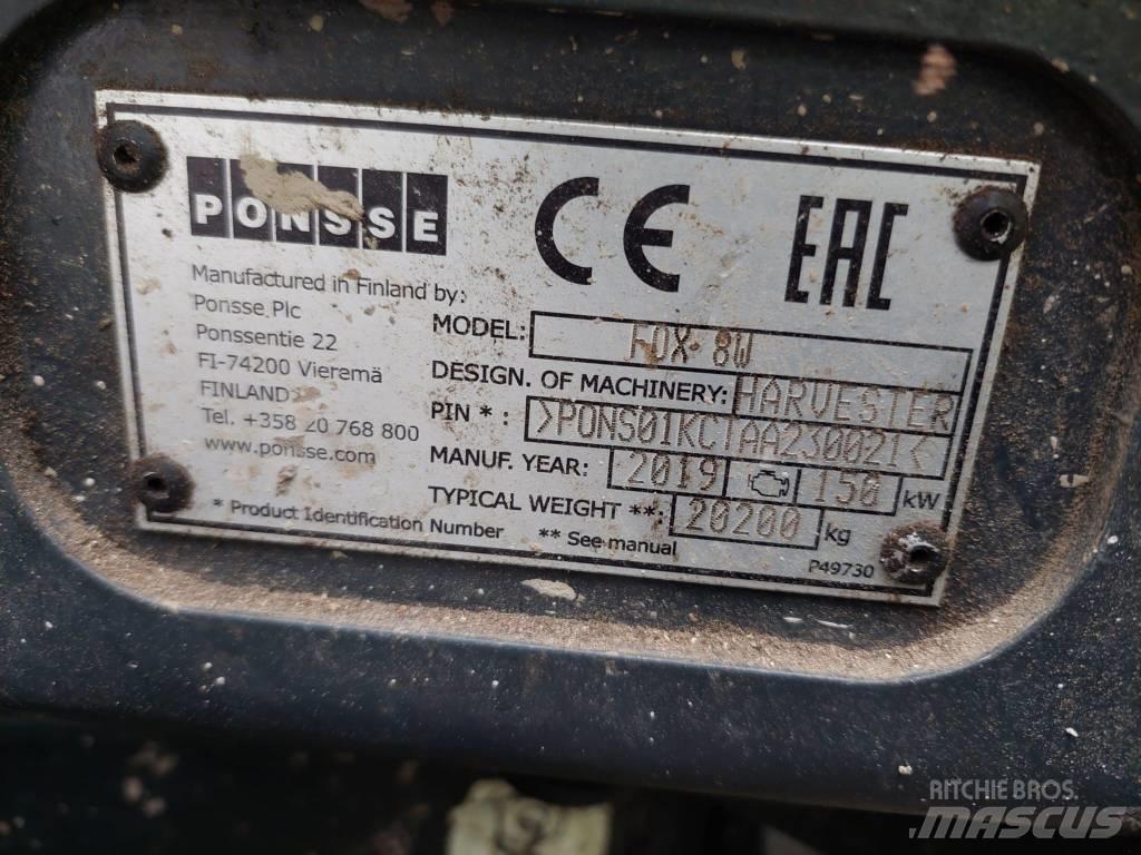 Ponsse FOX 8W 收割机