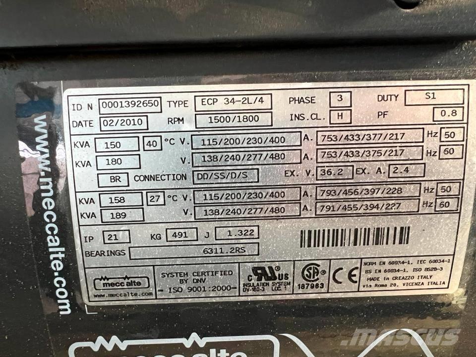  Mecc alte 85-300 KVA 其它发电机