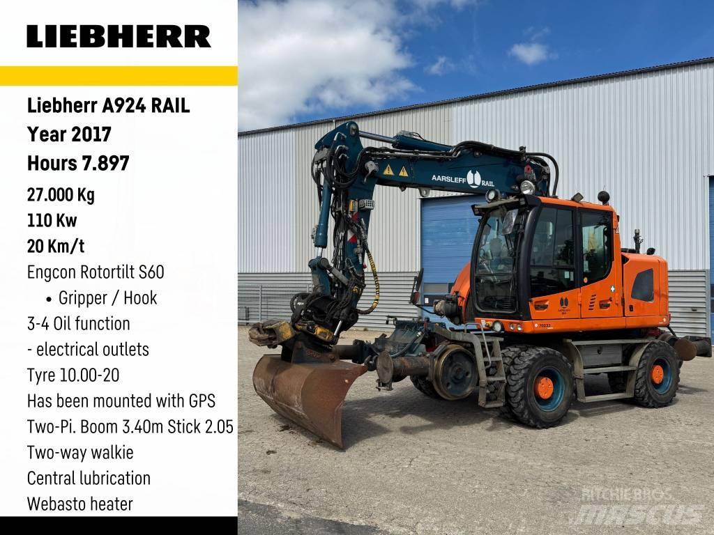 Liebherr A 924 Rail 轮式挖掘机