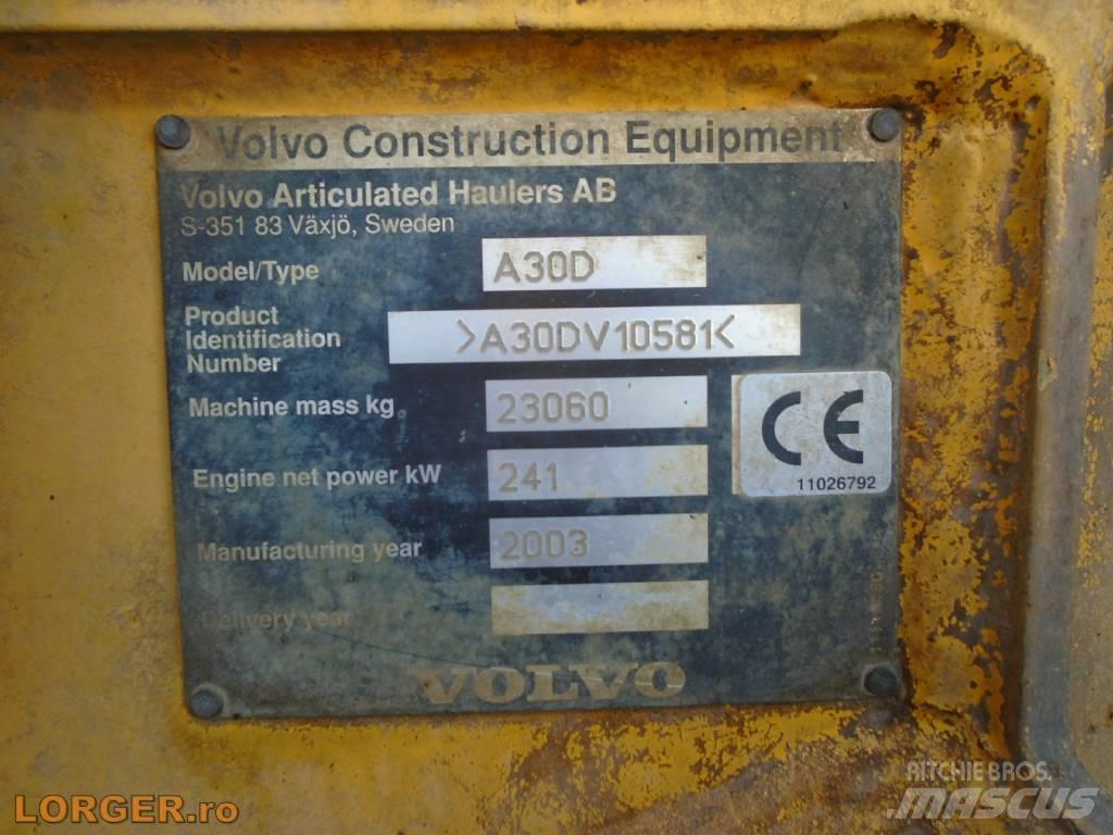 Volvo A 30 D 铰接式自卸车