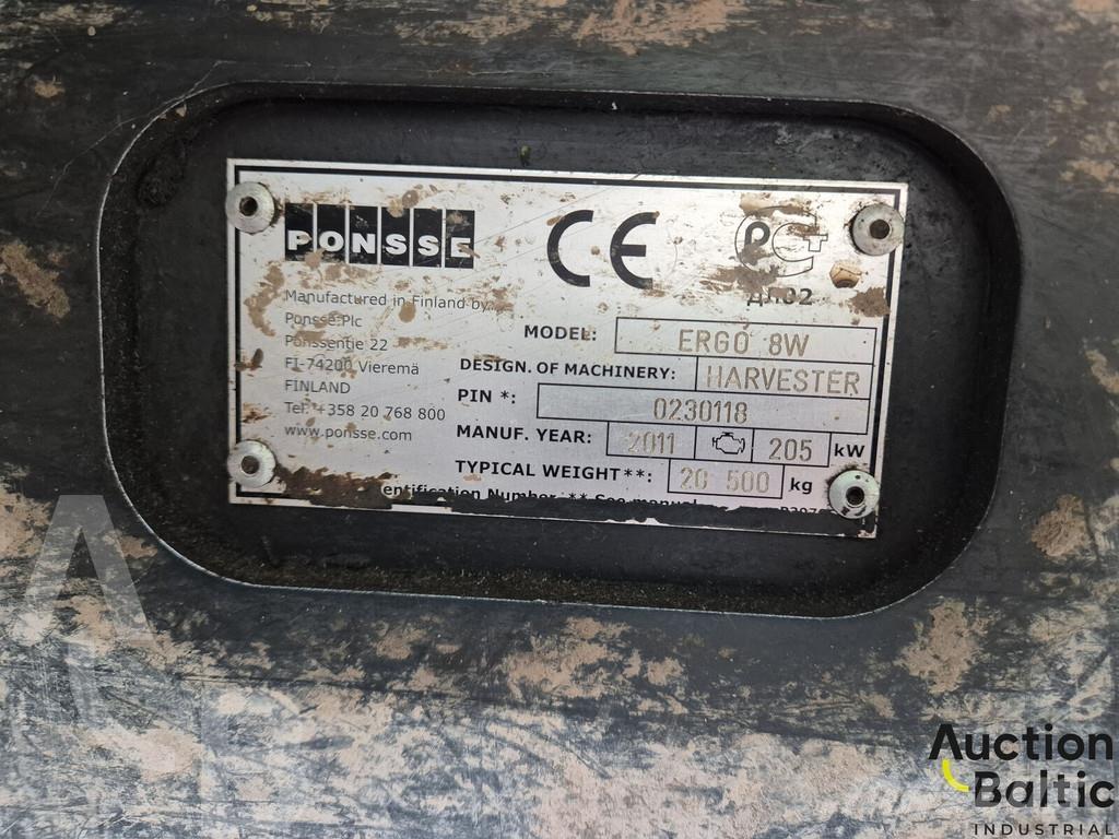 Ponsse Ergo 8W 收割机