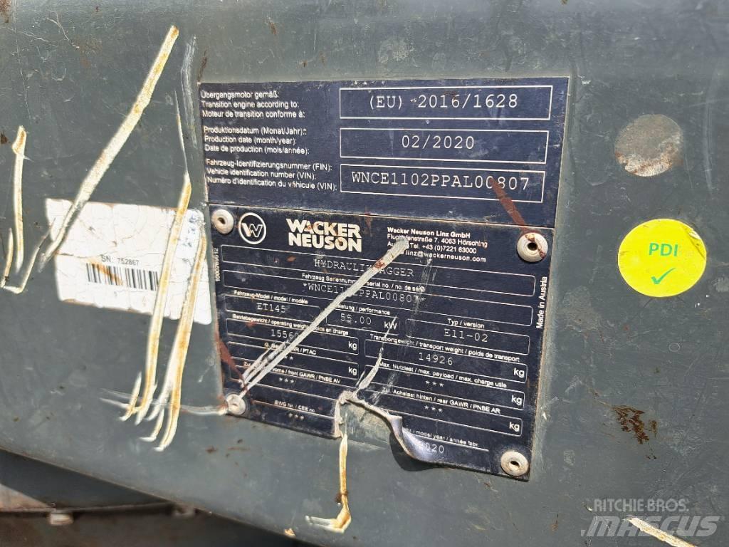 Wacker Neuson ET145 履带挖掘机
