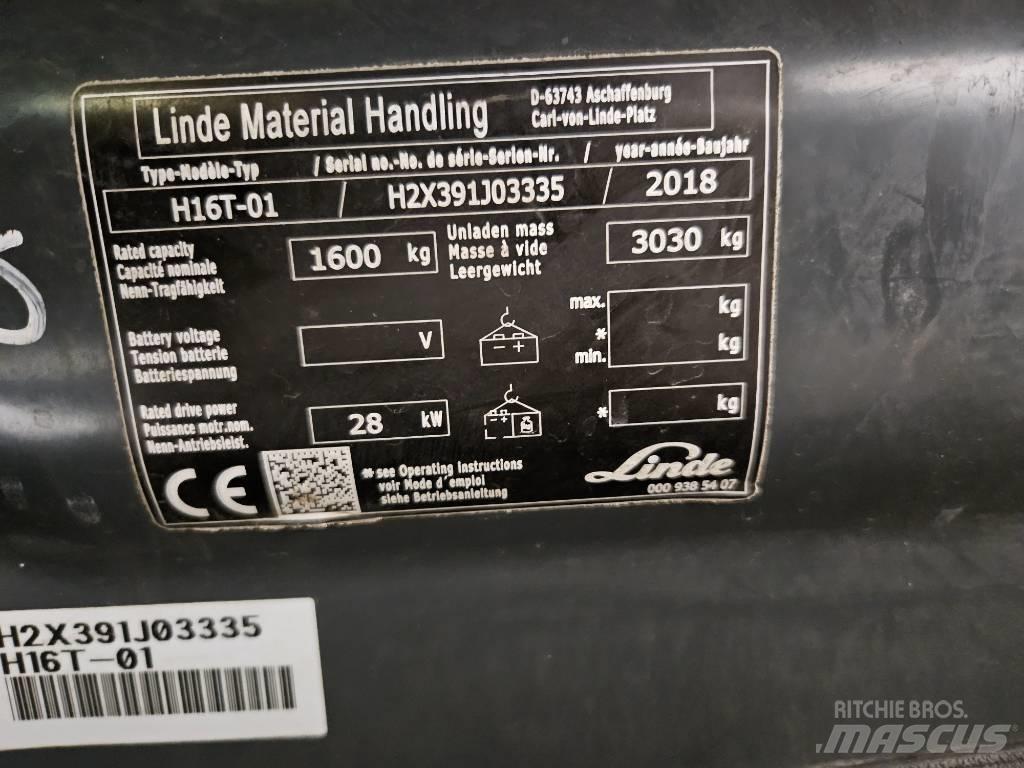 Linde H16T 天然气叉车