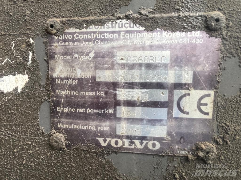 Volvo Ec360blc 履带挖掘机