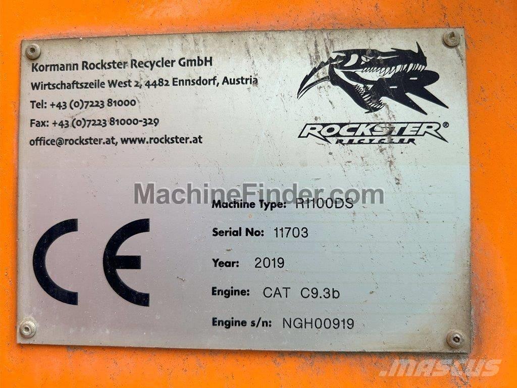 Rockster RD1100DS 移动式破碎机