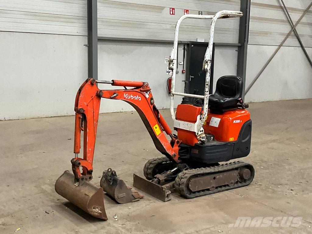 Kubota K 008-3 小型挖掘机