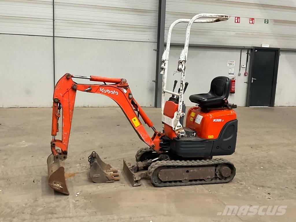 Kubota K 008-3 小型挖掘机