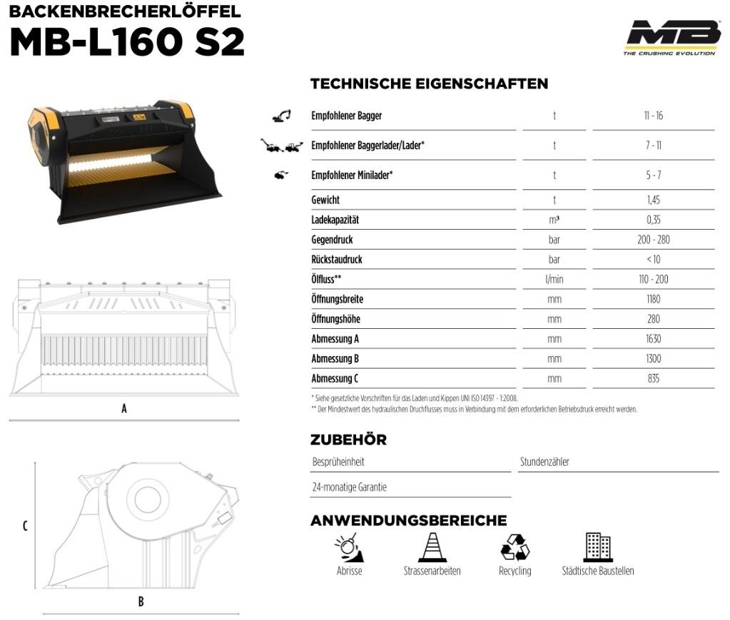 MB Crusher L 160 S2 破碎锤