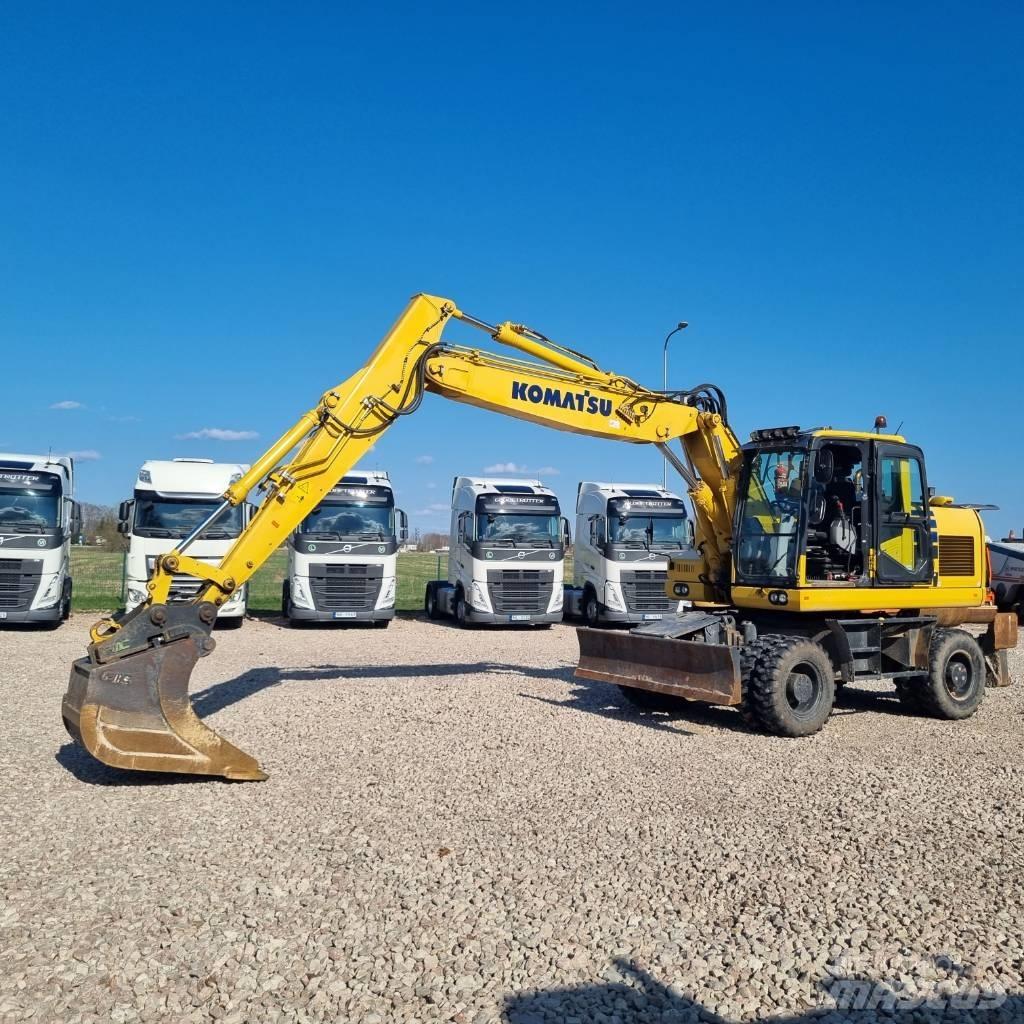 Komatsu PW160 - 11 轮式挖掘机