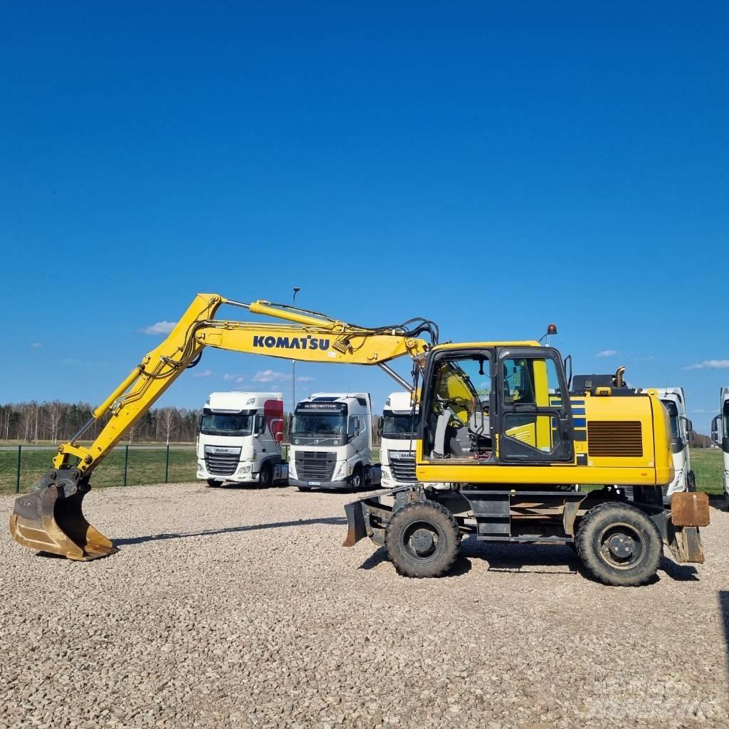 Komatsu PW160 - 11 轮式挖掘机