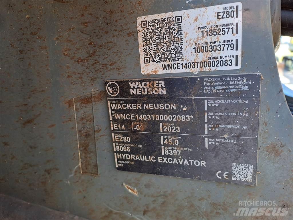 Wacker Neuson EZ80 履带挖掘机