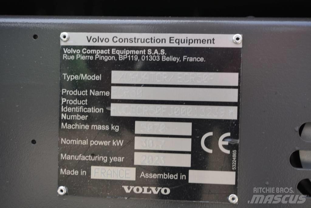 Volvo ECR 50 F 小型挖掘机