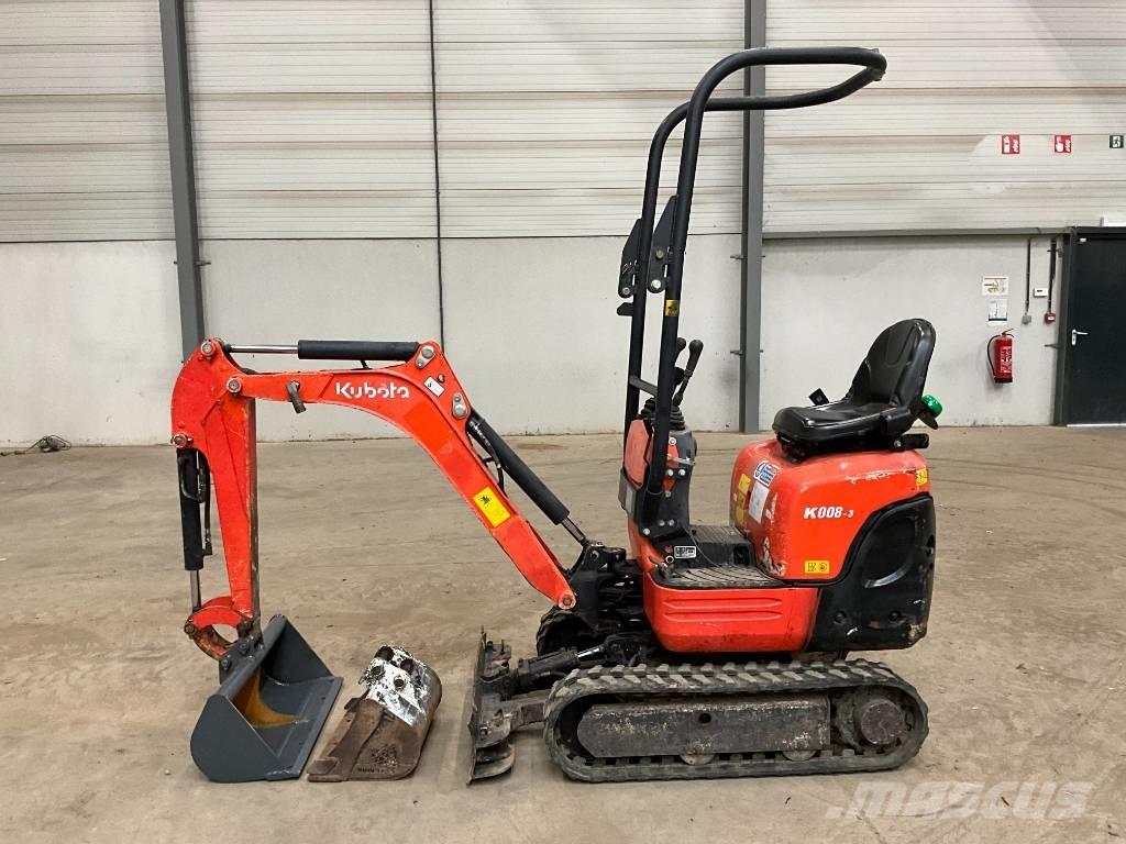 Kubota K 008-3 小型挖掘机