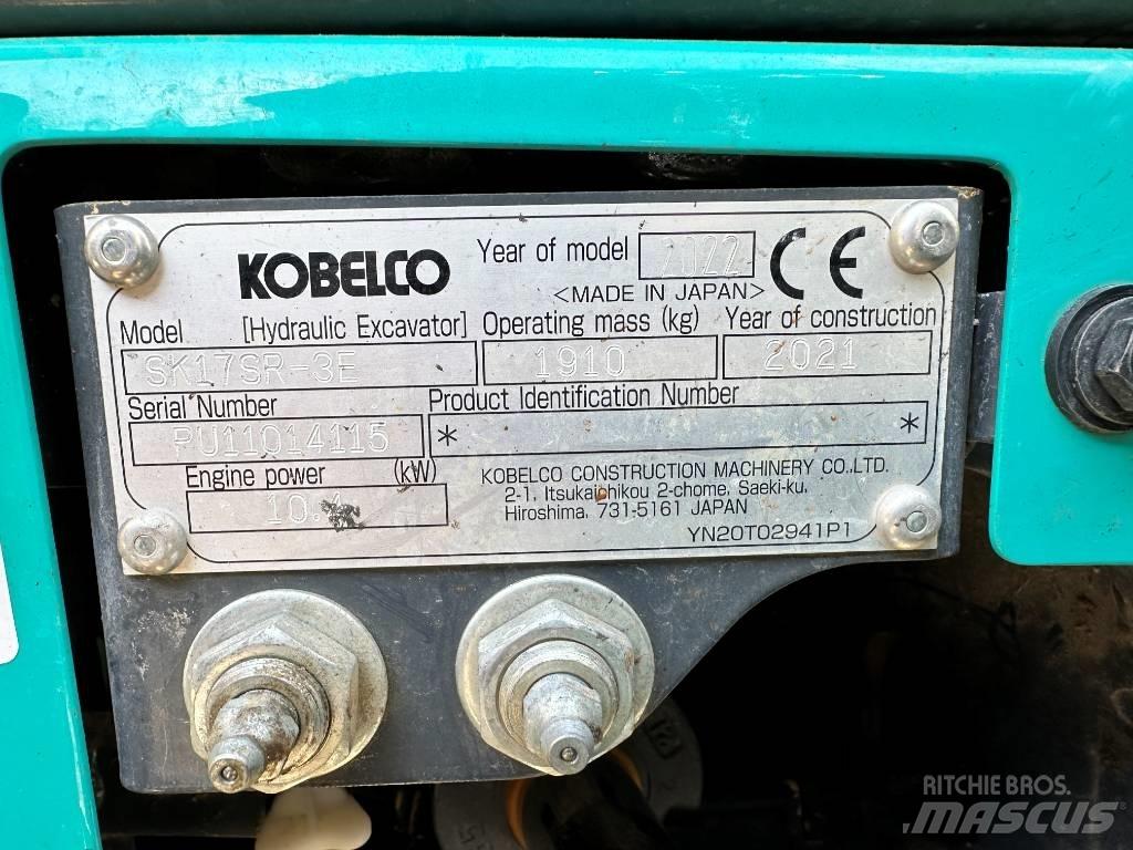 Kobelco SK17SR-3E 小型挖掘机