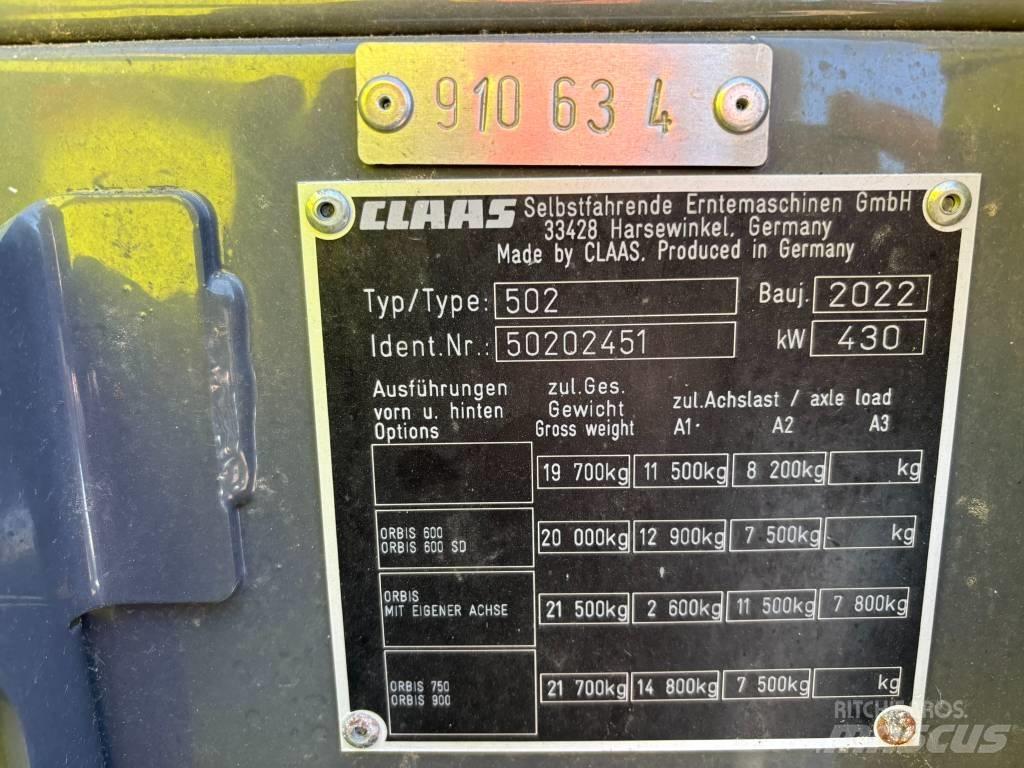 CLAAS Jaguar 950 4WD 自走式青贮饲料收割机