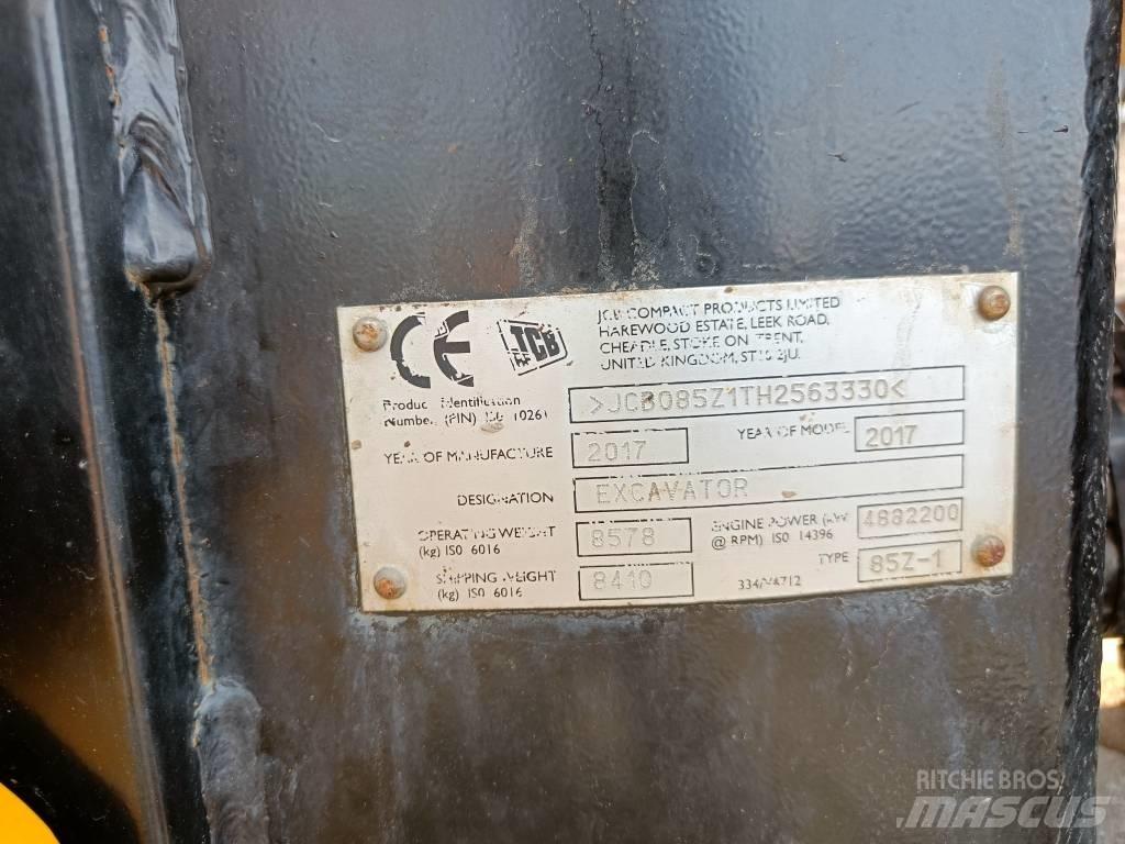 JCB 85Z-1 ECO 中型挖掘机