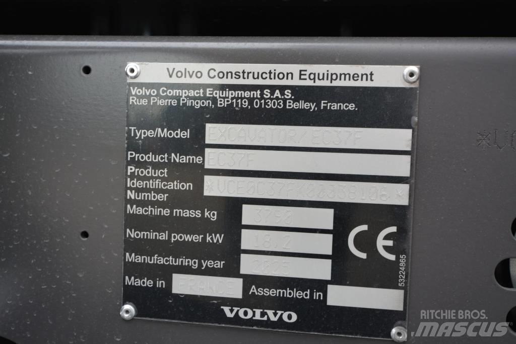 Volvo EC 37 F Aircon 小型挖掘机