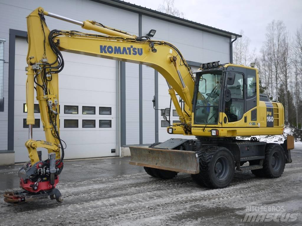 Komatsu PW 160-8 轮式挖掘机