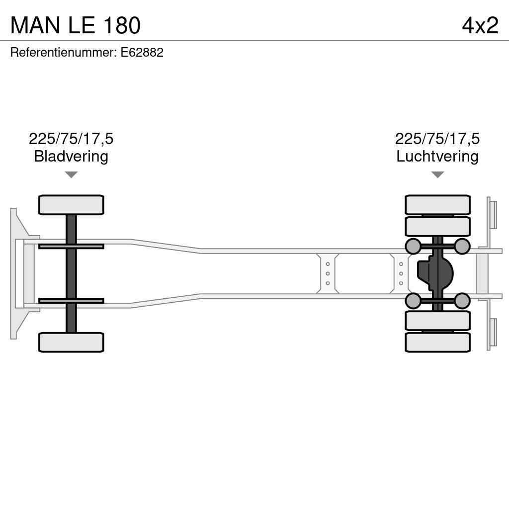 MAN LE 180 篷布货车