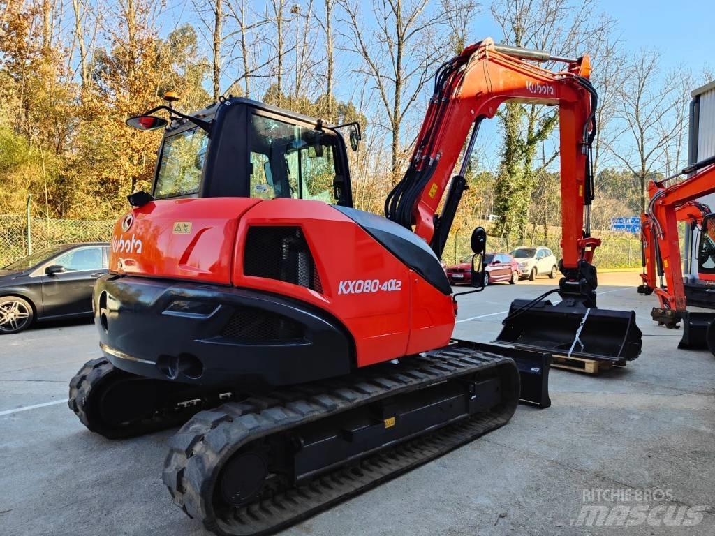 Kubota KX080-4a2 中型挖掘机