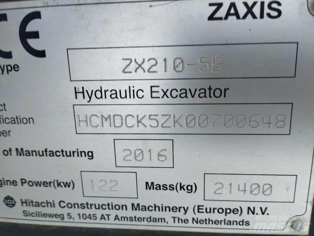 Hitachi ZX 210-5B 履带挖掘机