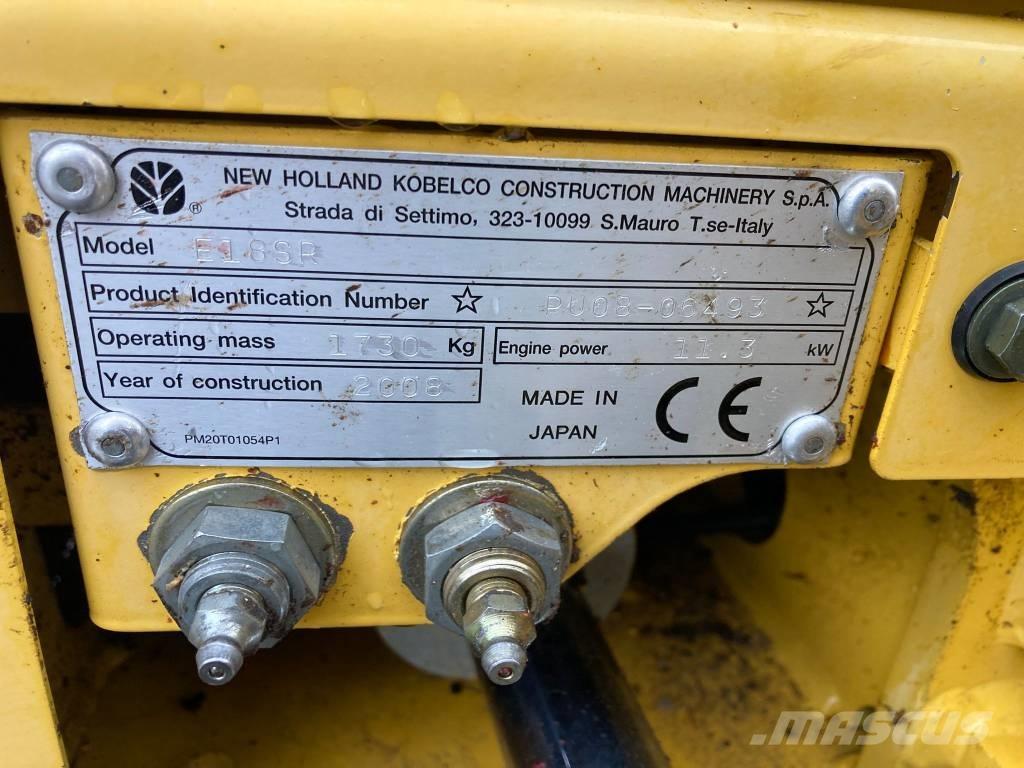 New Holland E 18 SR 小型挖掘机