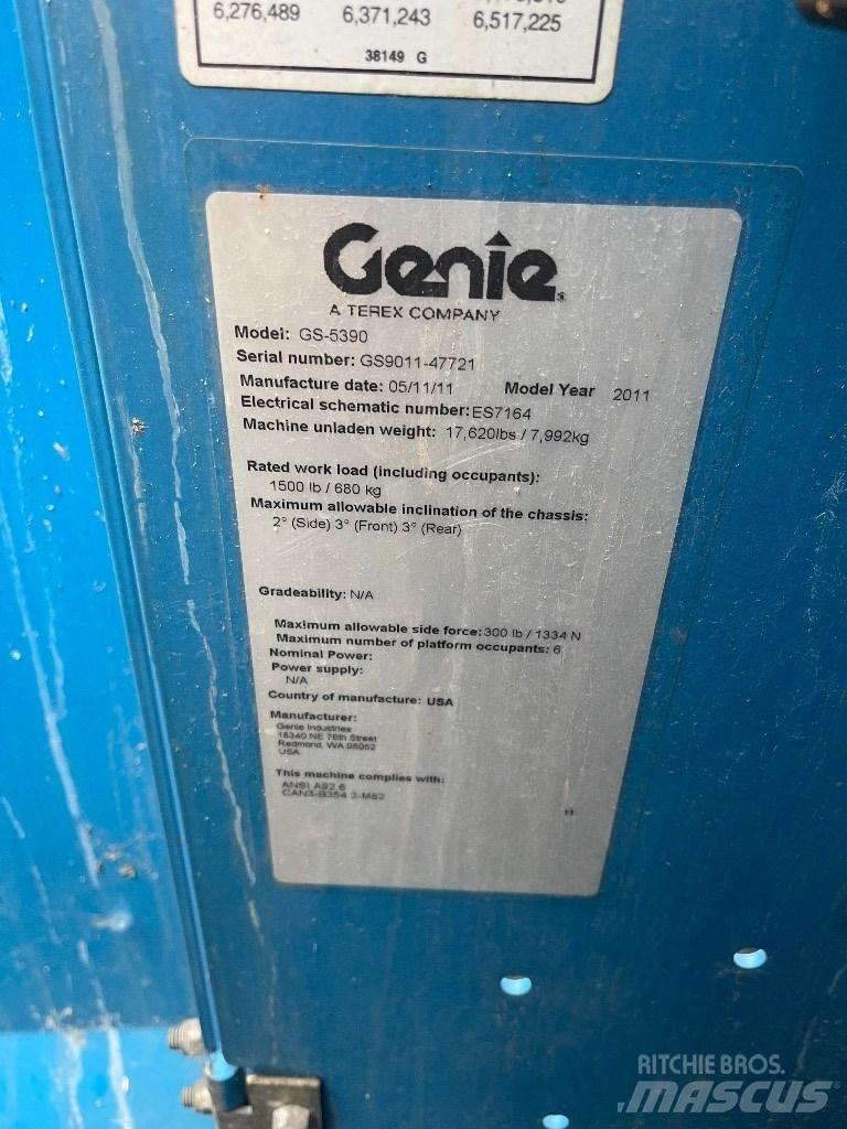 Genie GS 5390 剪叉式升降机