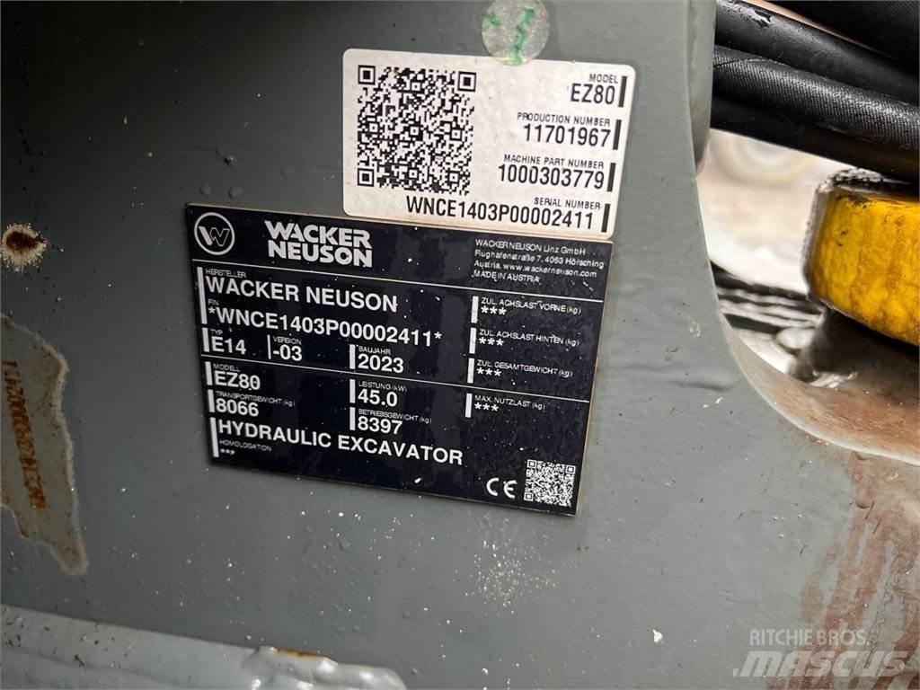 Wacker Neuson EZ80 履带挖掘机