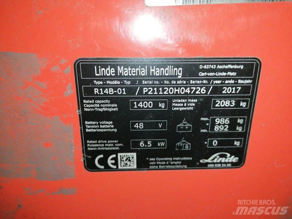 Linde R14B-01 前移式叉车