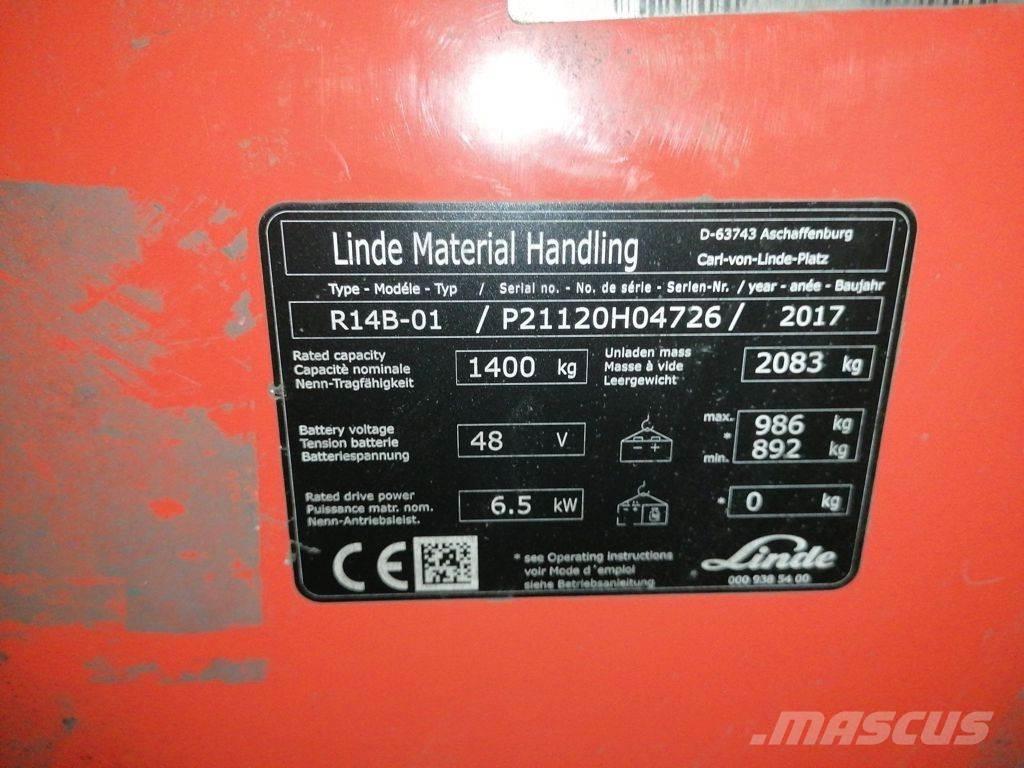 Linde R14B-01 前移式叉车