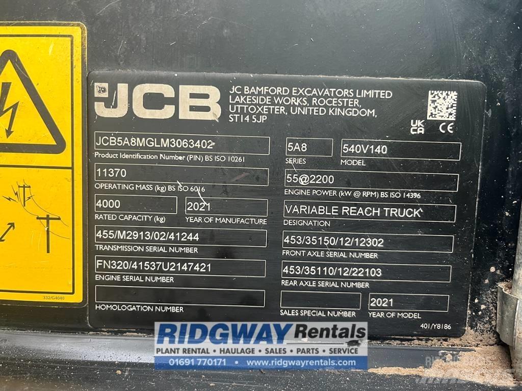 JCB 540-140 伸缩臂叉装车|叉装车